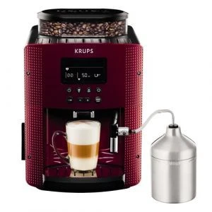 Krups EA8165 Espresseria aparat za espresso 1450W crveni+XS6000 AutoCappuccino set 