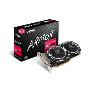 MSI Radeon RX 570 ARMOR 8G OC セミファンレス：美品