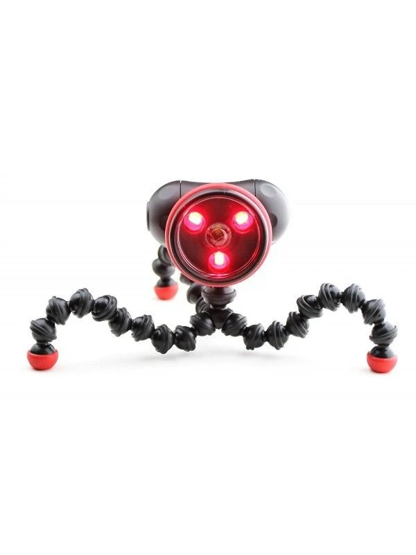Joby GorillaTorch Flare (80018) stativ sa baterijskom lampom za fotoaparate crno crveni