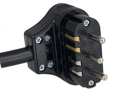 Commel (c0713) priključni strujni kabl trofazni 16A 400V 1.5m crni