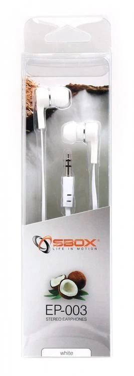S-BOX EP-003W slušalice bele