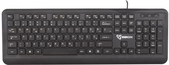 S-BOX K-19 tastatura (Yu) crna