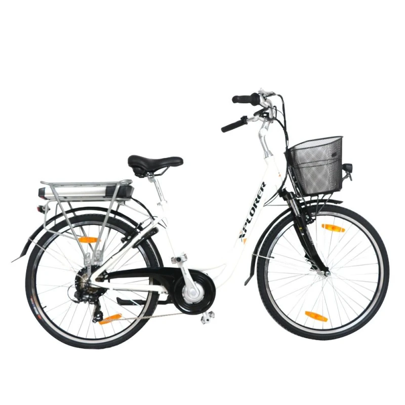 Xplorer City Flow 26" električni bicikl beli