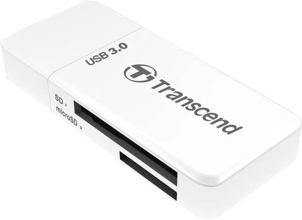 Transcend TS-RDF5W čitač kartica SD/MicroSD SDHC/SDXC USB 3.0 beli