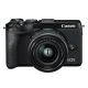 Canon EOS M6 Mark II DSLR fotoaparat crni+objektiv EF-M 15-45mm IS STM