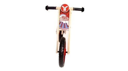 Moye Wooden Balance Bike crveni bicikl