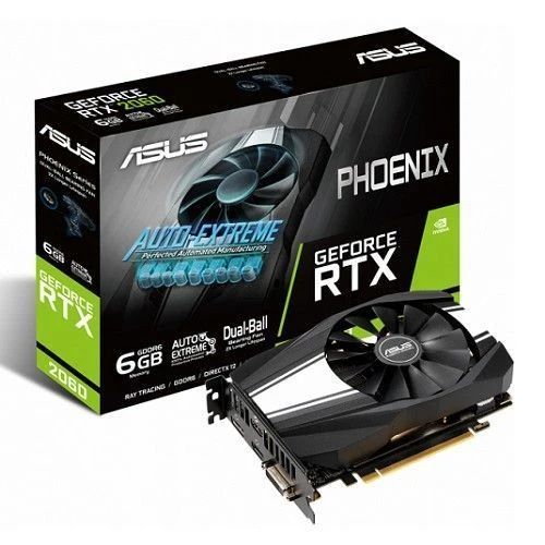 ASUS GeForce RTX 2060 PHOENIX グラフィックボード NVIDIA Turing™ GPUアーキテクチャ搭載のコンパクトなASUS