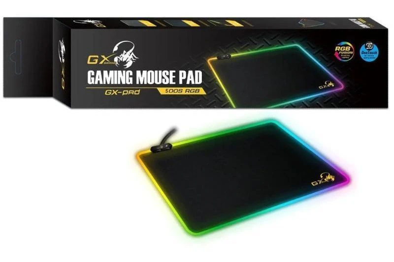 Genius GX-Pad 500S RGB gejmerska podloga za miš crna