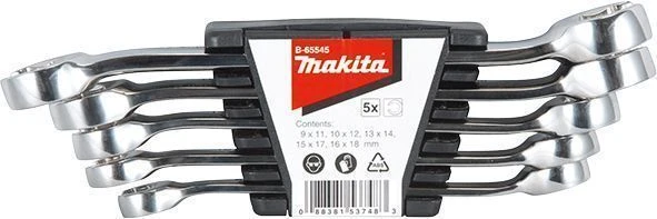 Makita B-65545 set blago zakrivljenih viljuškastih ključeva