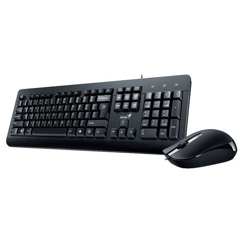 Genius KM-160 2u1 set tastatura+optički miš 1000dpi crni