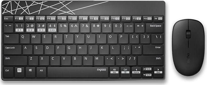Rapoo 8000M bežični komplet tastatura+optički miš crni
