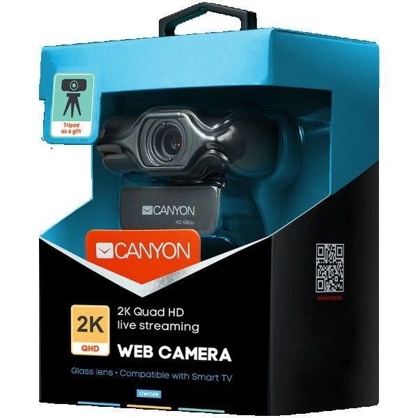 Canyon CNS-CWC6N web kamera 2K crna