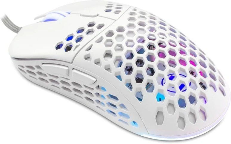 eShark ESL-M4 NAGINATA gejmerski optički miš 16000dpi beli