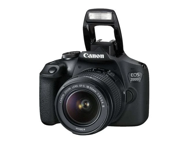 Canon EOS 2000D DSLR fotoaparat+objektiv 18-55mm 3.5-5.6 III