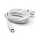 Teracell Plus beli kabl za punjač USB A (muški) na micro USB (muški) 1.2m