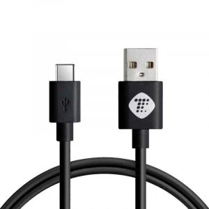 Teracell Plus kabl za punjač USB A (muški) na USB C (muški) 1.2m crni