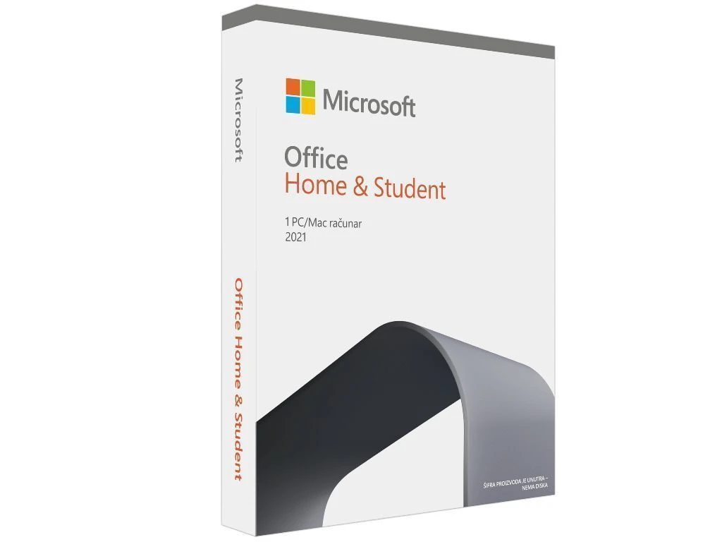 Microsoft Office Home and Student 2021 (79G-05393) licenca 32/64bit Engleski PKC 1PC