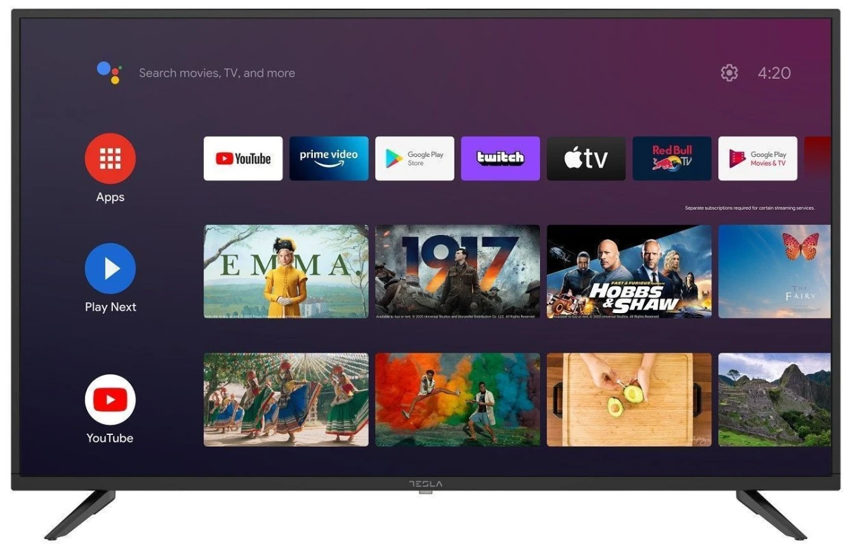 Tesla 65E610BUS Smart TV 65" 4K Ultra HD DVB-T2 Android