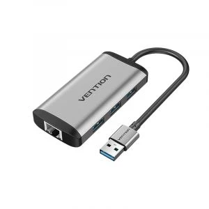 Vention (43725) USB hub sa 3 USB 3.0 porta+RJ45 port