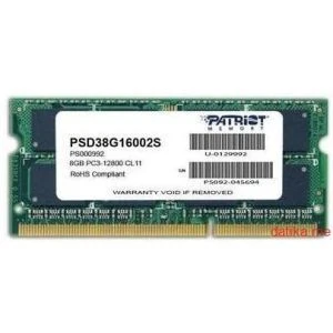 Patriot DDR3 8GB 1600MHz Signature (PSD38G16002S) memorija za laptop ...