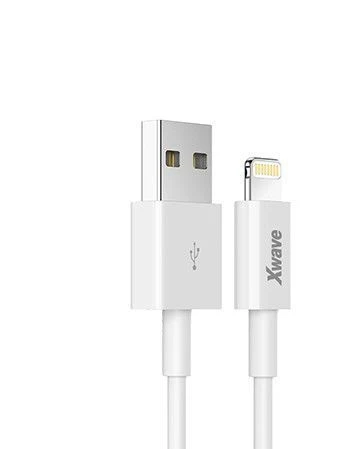Xwave kabl za punjač USB A 2.0 (muški) na lightning (muški) 1.2m beli pvc
