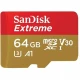 SanDisk 64GB Extreme (SDSQXAH-064G-GN6AA) memorijska kartica microSDXC class 10+adapter
