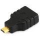 E-Green (OST03446) adapter Micro HDMI (Muški) na HDMI (Ženski) crni