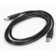 E-Green (OST05423) kabl USB 3.0 tip A (muški) na USB 3.0 tip A (muški) 1.8m crni