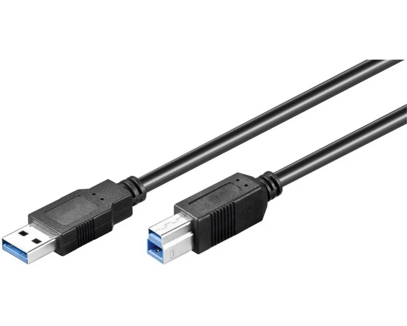 E-Green (OST04690) kabl USB 3.0 tip A (Muški) na USB 3.0 tip B (Muški) 1.8m crni