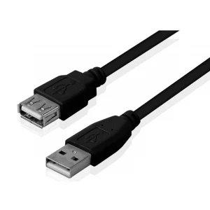 Fast Asia (OST01030) kabl USB tip A (muški) na USB tip A (ženski) 1.8m crni