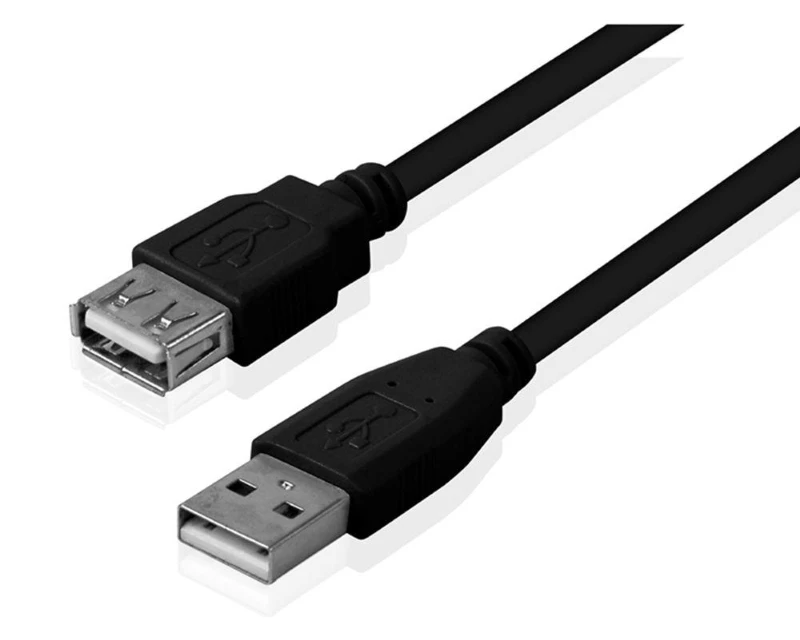 Fast Asia (OST01043) kabl USB 2.0 tip A (muški) na USB 2.0 tip A (ženski) 5m crni