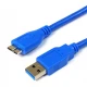 3G (62881) kabl USB 3.0 (muški) na USB micro B (muški) 1m plavi