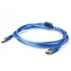 3G (85511) kabl USB 2.0 (muški) na USB 2.0 (ženski) 1.5m plavi