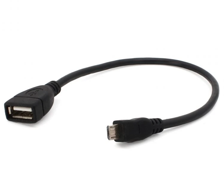 3G (81889) kabl Micro USB (muški) na USB (ženski) 0,3m crni