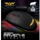 Armaggeddon  Raven III Stealth optički gejmerski miš crni