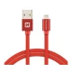 Swistten (OST05477) kabl za punjač USB A (muški) na lightning (muški) 1.2m crveni