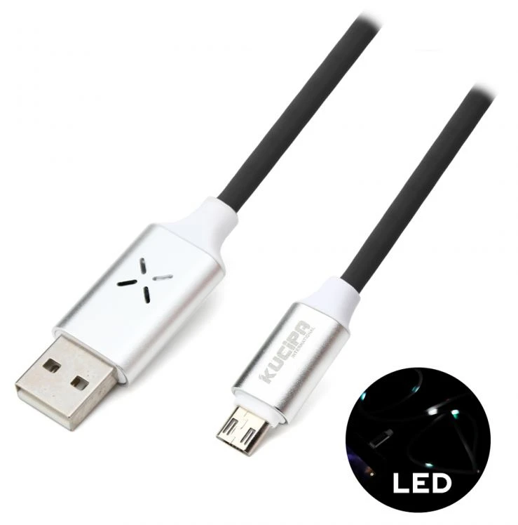 3G (81225) kabl USB A (muški) na micro USB (muški) 1m crni
