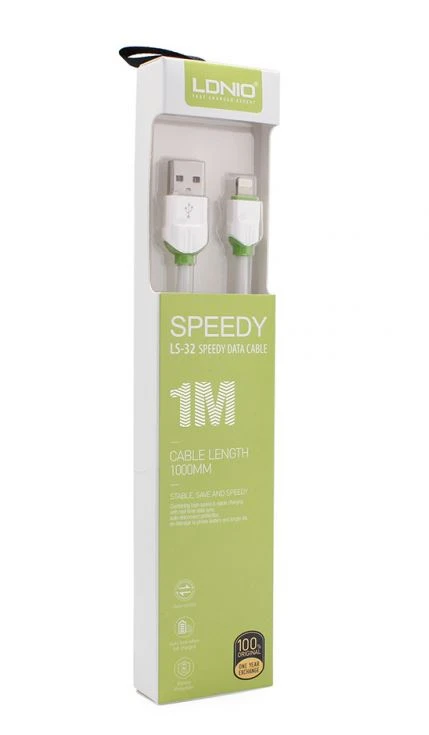 LDNIO (67254) kabl USB A (muški) na micro USB (muški) 1m beli