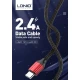 LDNIO (96538) kabl USB A (muški) na TIP C (muški) 2.4A 2m crni