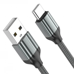 LDNIO (96541) kabl USB A (muški) na TIP C (muški) 2.4A 2m sivi