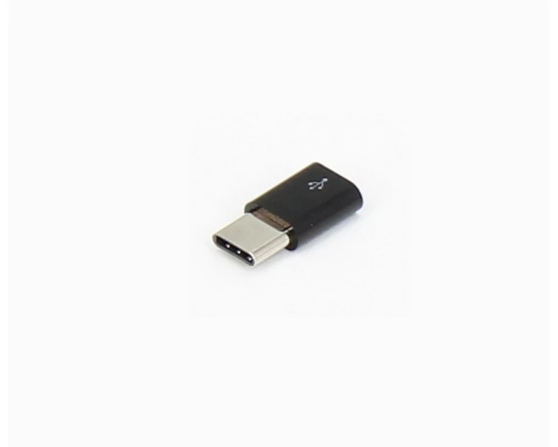 E-Green (OST05422) adapter TIP C (muški) na Micro USB (ženski) crni