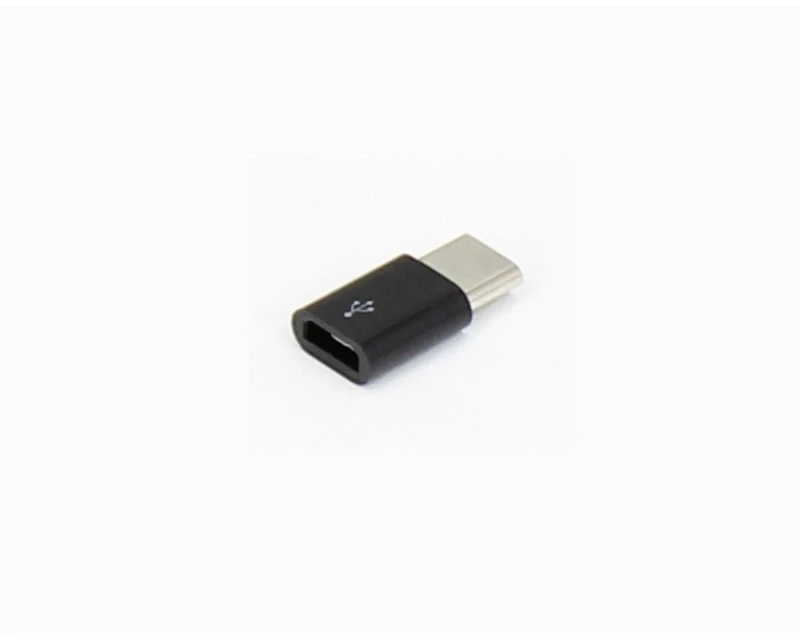 E-Green (OST05422) adapter TIP C (muški) na Micro USB (ženski) crni
