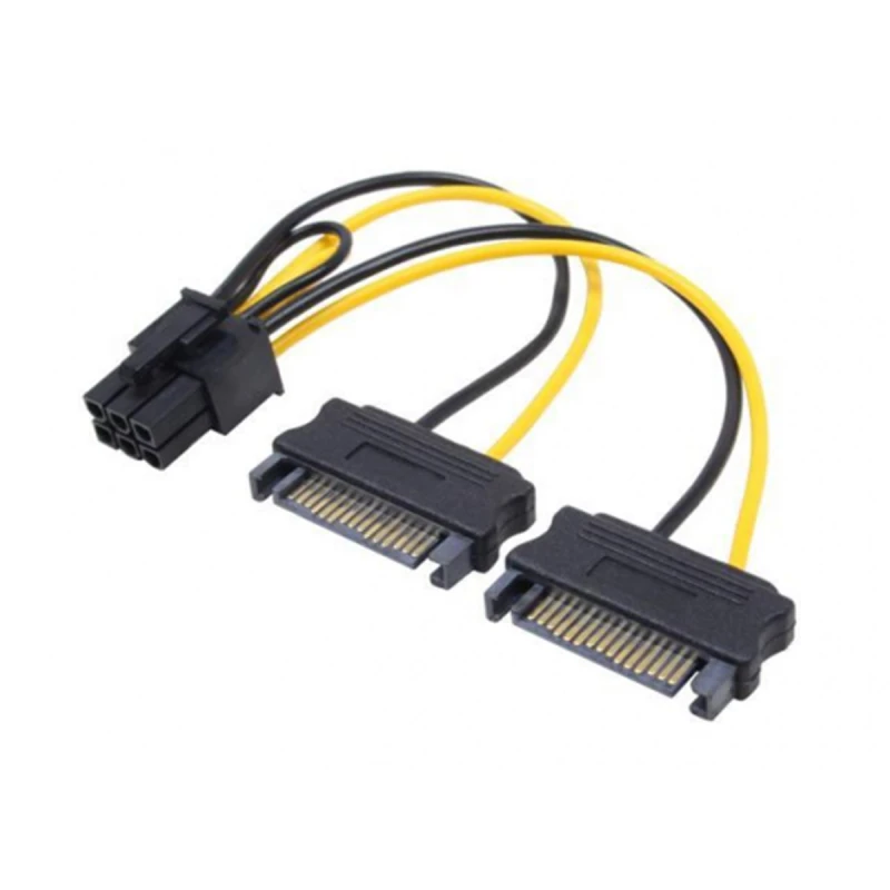 Linkom (1255564) adapter za napajanje 6 pina na 2x SATA 