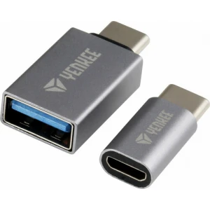Yenkee (YTC 021) adapter TIP C (muški) na micro USB (ženski) sivi