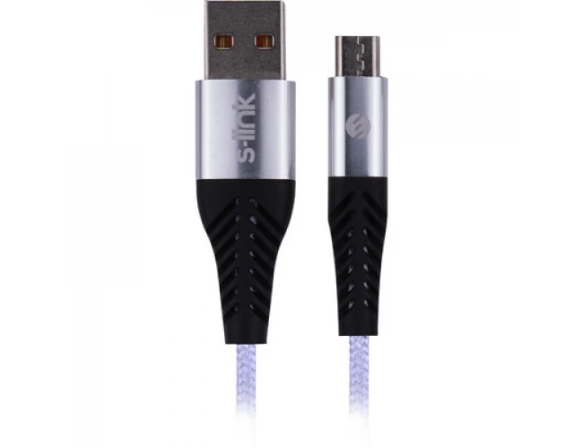 S-Link (SL-STM55M) kabl USB-A (muški) na Micro (muški) 1m srebrni