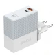 LDNIO A2620C (97891) kućni punjač USB 3.0 65W sa kablom Tip C (muški) na Tip C (muški) beli