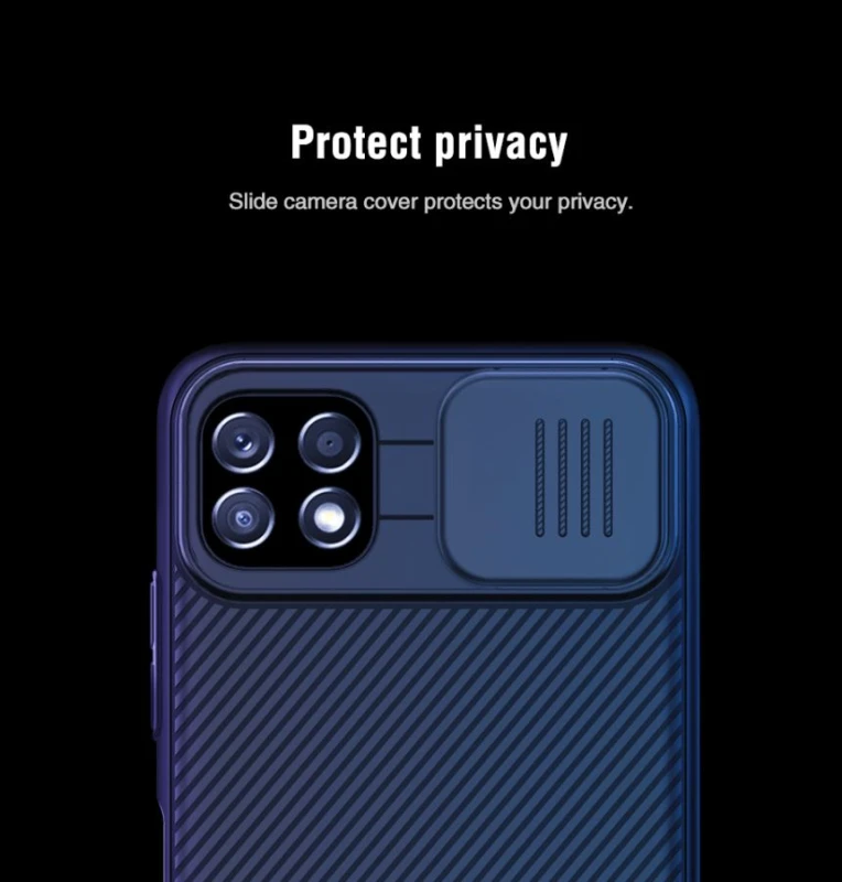 Nillkin 	CamShield zaštitna maska crna za Samsung A226B Galaxy A22 5G