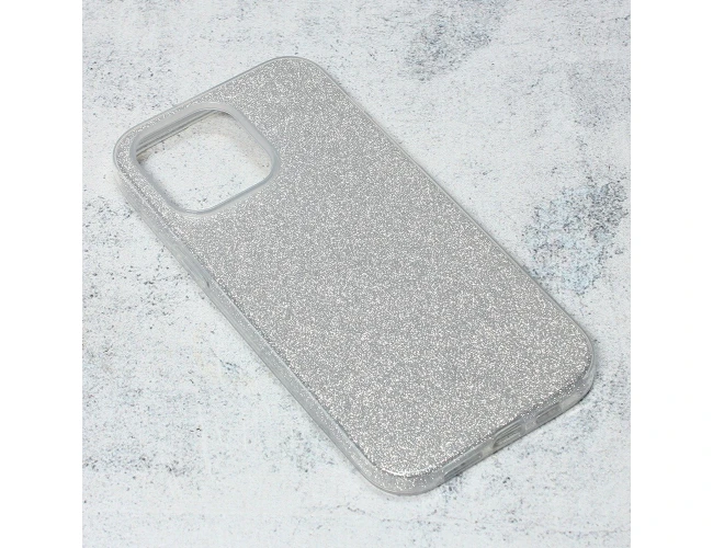 3G Crystal Dust srebrna zaštitna maska za mobilni iPhone 14 Plus 6.7