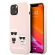 3G Karl Lagerfeld and Choupette svetlo roze zaštitna maska za iPhone 13 6.1