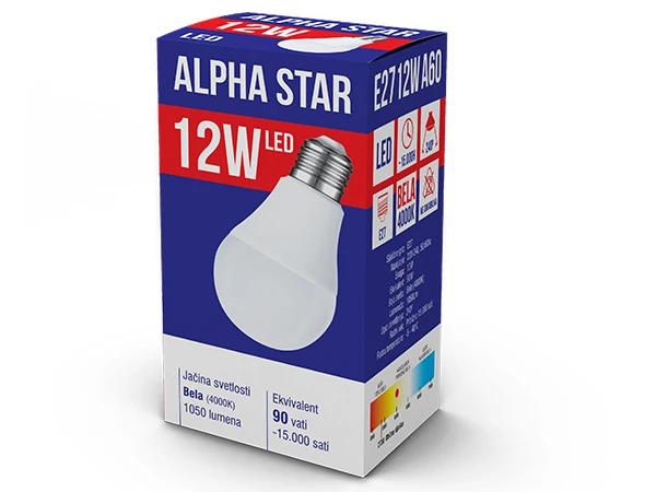 Alpha Star LED sijalica (024455) E27 12W 4000K 1050 lumena